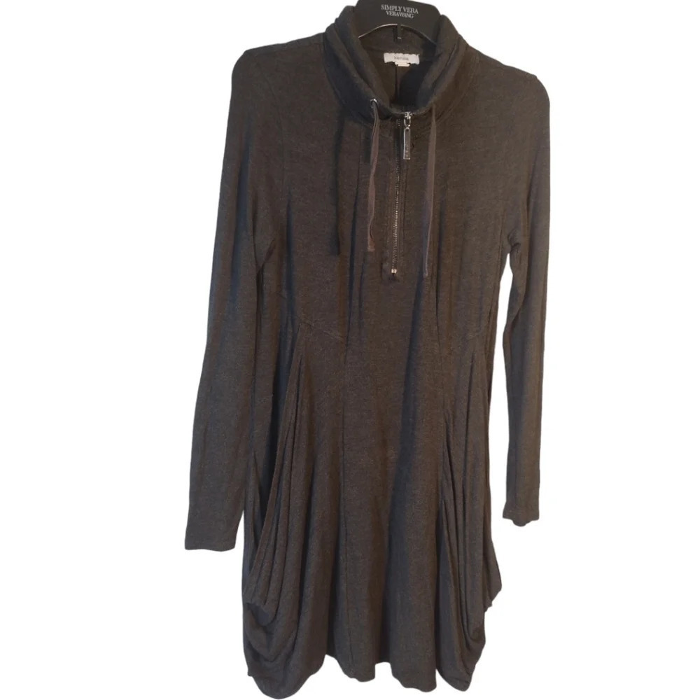 Kensie Grey Long Sleeve Mini Dress. Size Large. C74​​​​​​